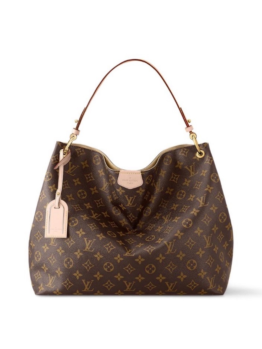 Louis Vuitton Brown Monogram Canvas Hobo Bag